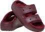 Crocs Gezellig Pluizige Band Klomp Sandaal Red Heren - Thumbnail 6