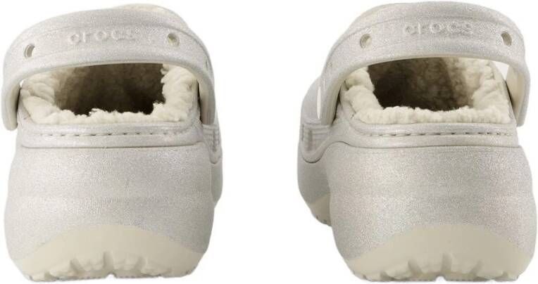 Crocs Glitter Sandalen Zilver Instapper