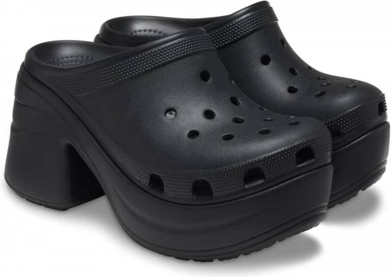 Crocs Heeled Mules Black Dames