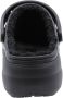 Crocs Klassieke Platform Gevoerde Klompen voor Dames Black Dames - Thumbnail 15