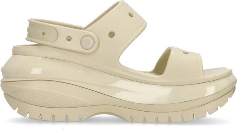 Crocs Klassieke Mega Crush Sandaal Beige Dames