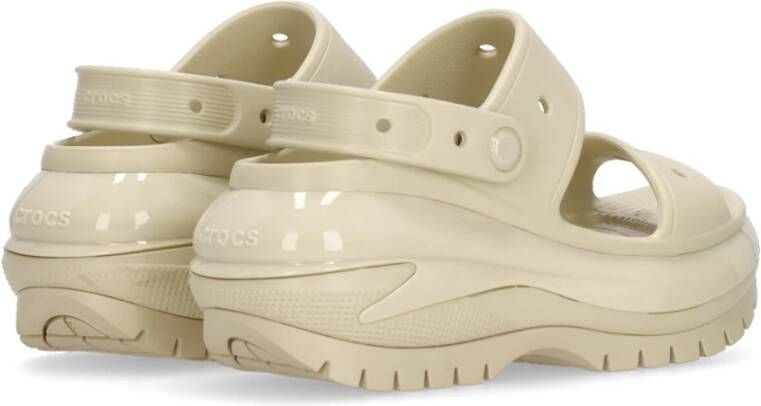 Crocs Klassieke Mega Crush Sandaal Beige Dames