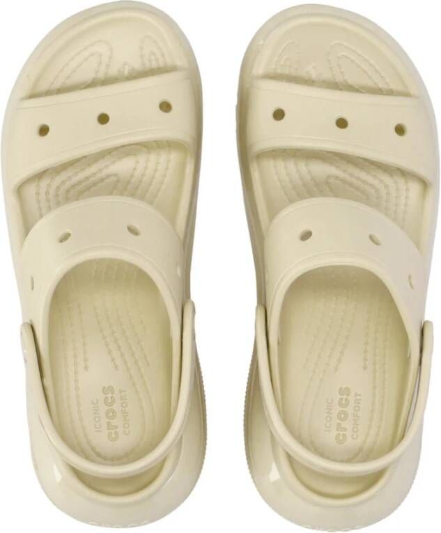 Crocs Klassieke Mega Crush Sandaal Beige Dames