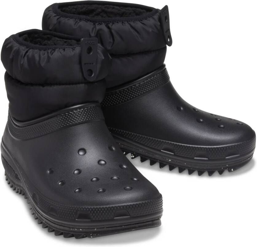 Crocs Korte Neo Puff Laarzen voor Dames Zwart Dames