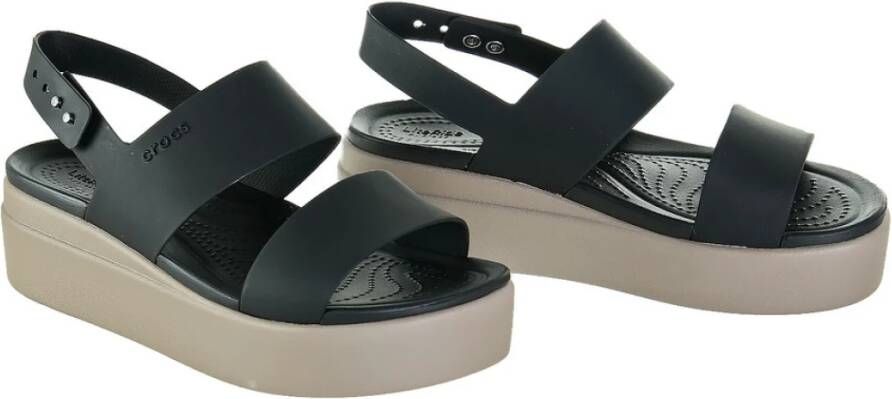 Crocs Lage Sleehak Sandalen