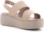 Crocs Sleehaksandaaltjes Brooklyn Low Wedge zomerschoen sandaal sleehak met modieuze plateauzool - Thumbnail 5