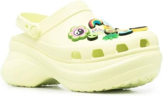 Crocs Limoen Groene Geperforeerde Charme Klompen Green Heren