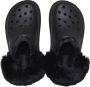 Crocs Zwarte gevoerde Stomp klomp met bont Black - Thumbnail 5