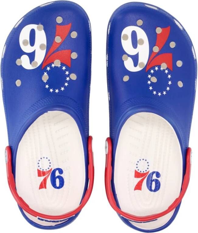 Crocs NBA Philadelphia 76ers Classic Clog Blue Heren