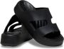 Crocs Platform H-Strap Sandalen voor Getaway Black Dames - Thumbnail 4