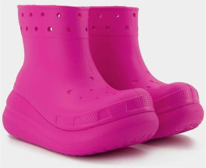 Crocs Classic Crush Boots in Pink EVA Roze Dames