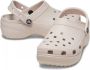 Crocs Klassieke Plateauklomp voor Dames Beige Dames - Thumbnail 4