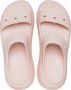 Crocs Classic Crush Sandal 207670-6UR Vrouwen Roze Slippers - Thumbnail 10