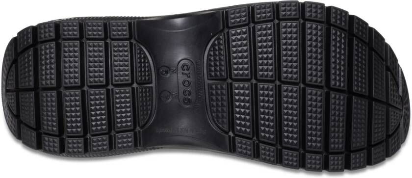 Crocs Sandalen Classic Mega Crush Zwart Unisex