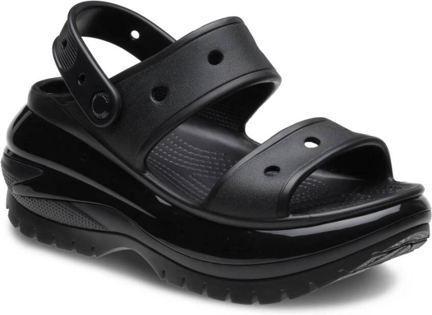 Crocs Sandalen Classic Mega Crush Zwart Unisex