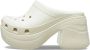 Crocs Siren Hoge Hak Sandalen White Dames - Thumbnail 5