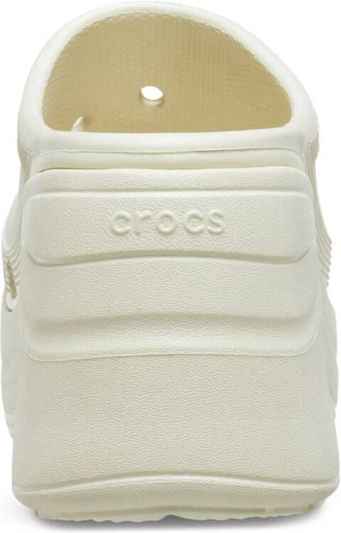 Crocs Siren Hoge Hak Sandalen White Dames