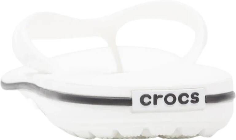 Crocs Sportieve Gestreepte Flip Sandaal White Heren