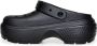 Crocs Zwarte Plateau Sandalen met Rubberen Zool Black Dames - Thumbnail 8