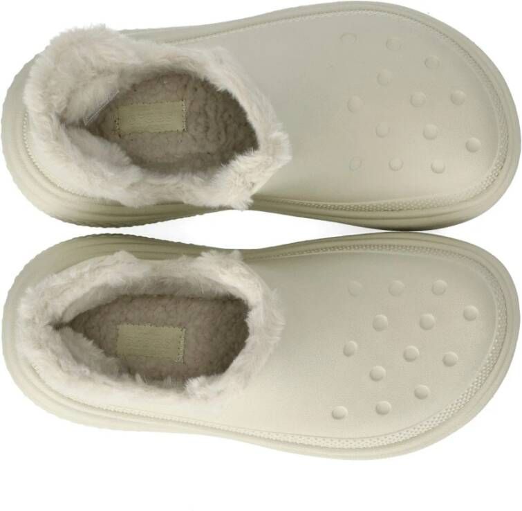 Crocs Stomp Ecru Bootie met Extra Grote Zool
