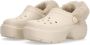 Crocs Elegante sandalen met sleehak en overdreven zolen Beige Dames - Thumbnail 4