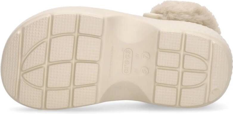 Crocs Stomp Gevoerde Klomp Stucco Beige Dames