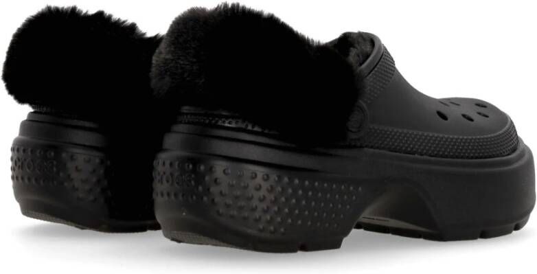 Crocs Stomp Gevoerde Klomp Zwart Black Dames