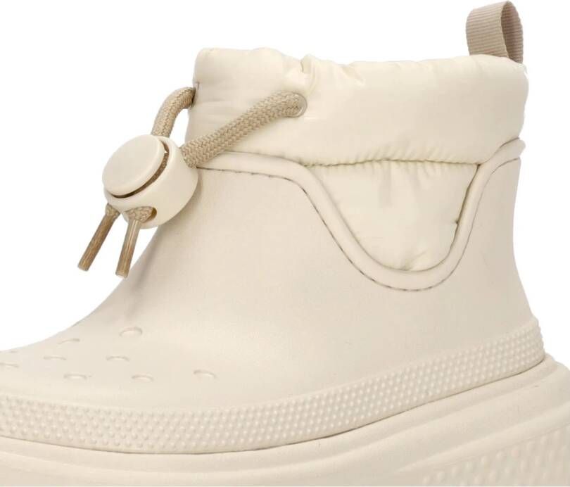 Crocs Stomp Puff Boot Stucco White Dames