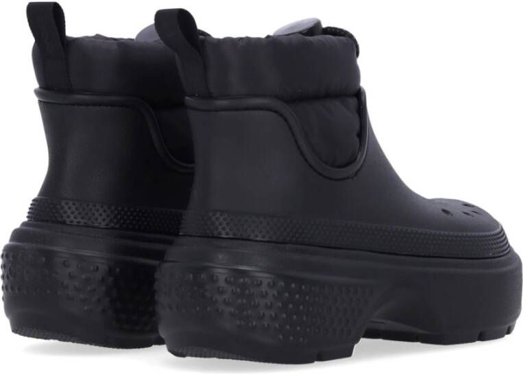 Crocs Stomp Puff Boot Zwart Black Dames