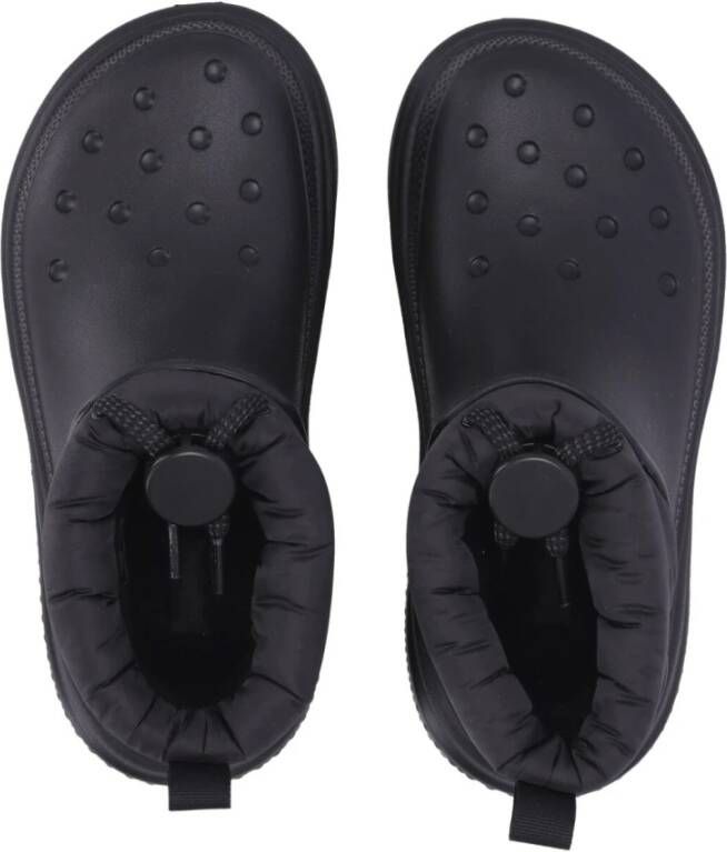 Crocs Stomp Puff Boot Zwart Black Dames