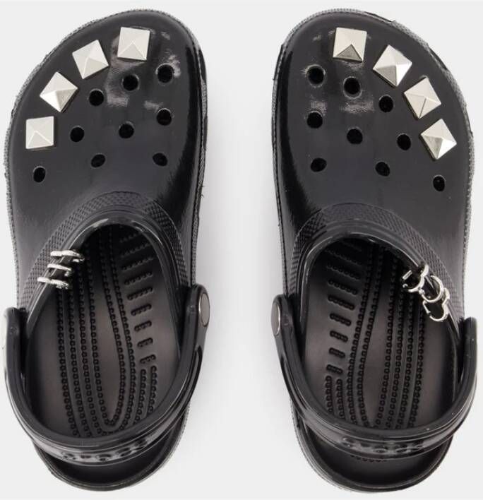 Crocs Studded Sandalen Zwart Synthetisch