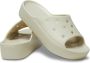 Crocs Women's Classic Platform Slide Sandalen maat W10 grijs beige - Thumbnail 6