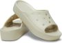 Crocs Women's Classic Platform Slide Sandalen grijs beige - Thumbnail 6