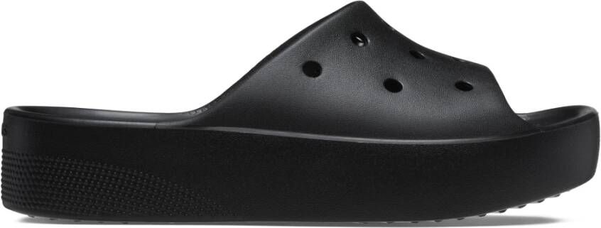 Crocs Vrouwenslippers Classic Platform Zwart Dames