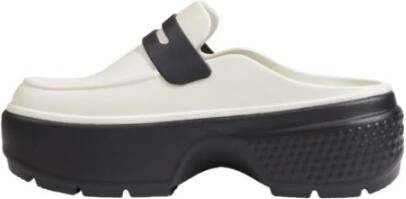 Crocs Witte Platform Klompen Slip-On Schoenen White Dames