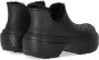 Crocs Zwarte enkellaarsjes met faux-fur voering Black - Thumbnail 5