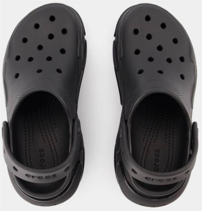 Crocs Zwarte Bubble Crush Sandalen Synthetisch