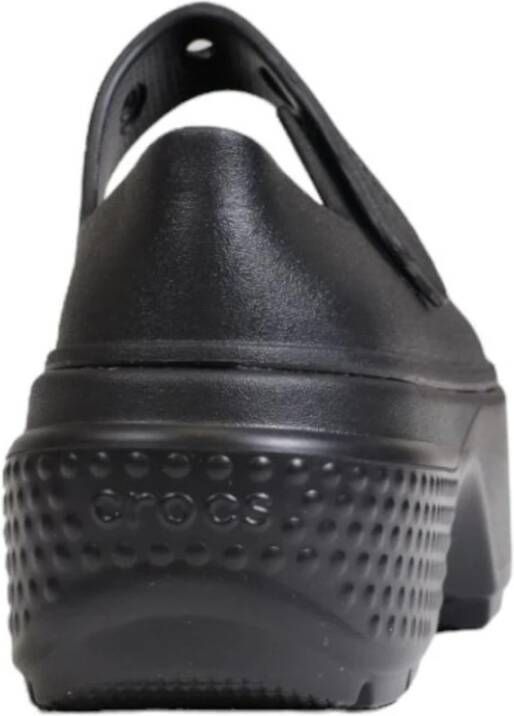 Crocs Zwarte Mary Jane Sandalen Model 207008 Black Dames