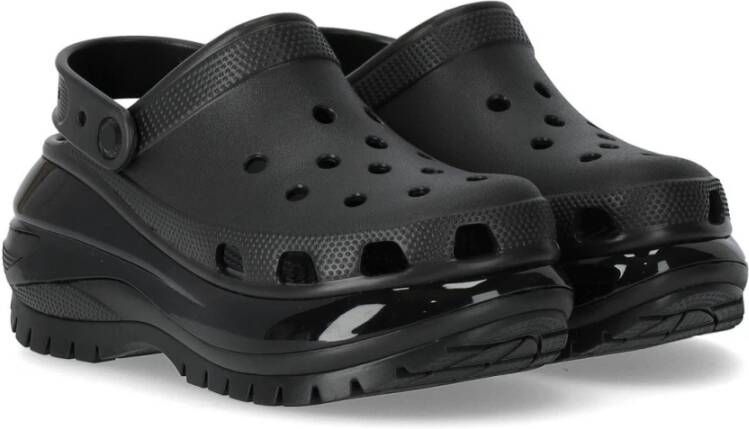 Crocs Zwarte Mega Crush Klomp Black Dames