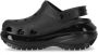 Crocs Zwarte Geperforeerde Slingback Sandalen Black Dames - Thumbnail 32