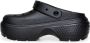 Crocs Zwarte Plateau Sandalen met Rubberen Zool Black Dames - Thumbnail 5