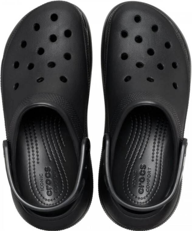 Crocs Zwarte Plateauklomp met Comfort Technologie