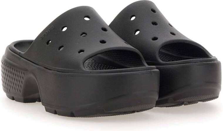 Crocs Zwarte Sandalen Black Dames