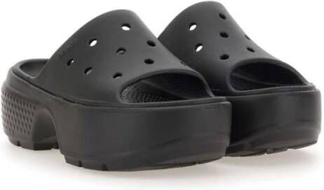 Crocs Zwarte Sandalen Black Dames