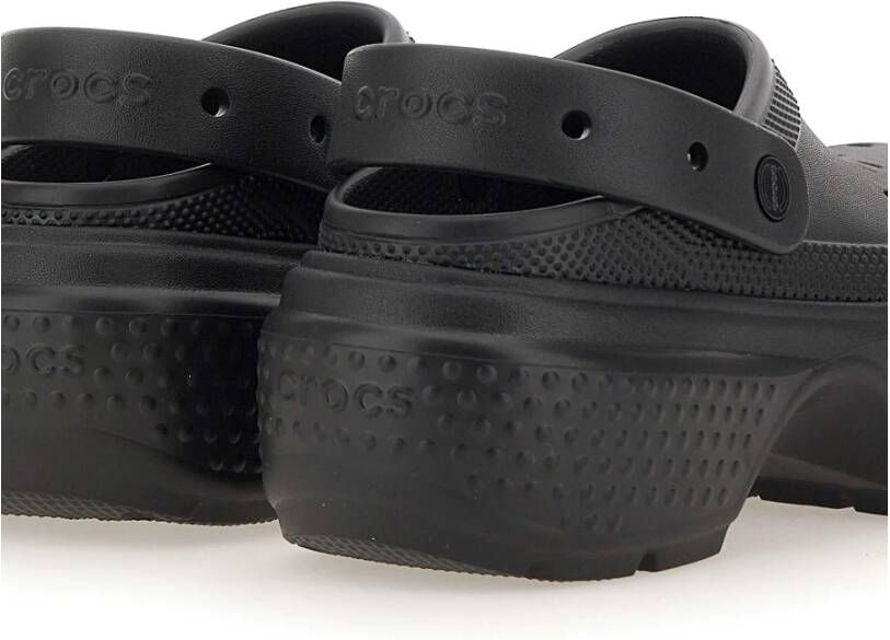 Crocs Zwarte Sandalen Black Dames