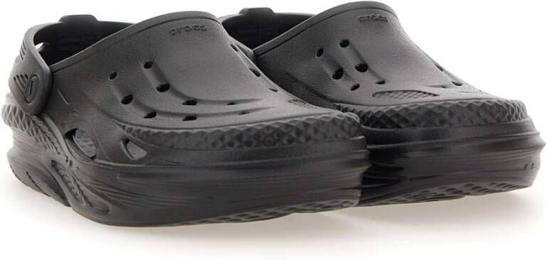 Crocs Zwarte Sandalen Black Unisex