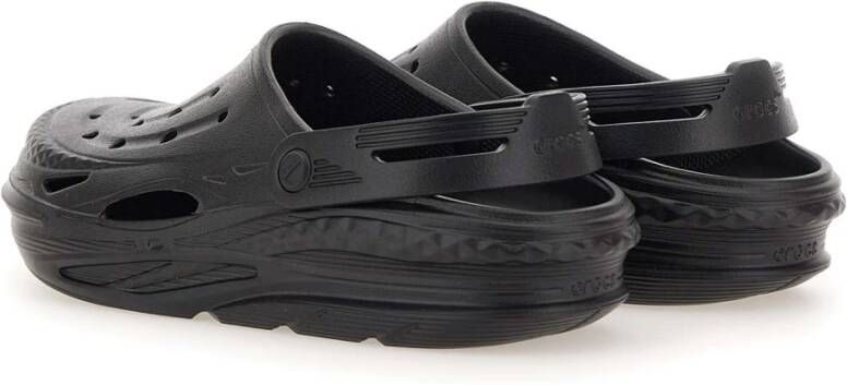 Crocs Zwarte Sandalen Black Unisex