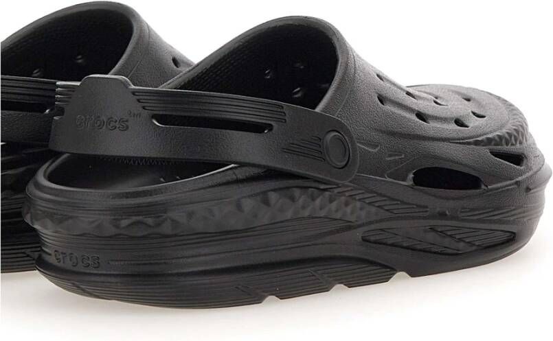 Crocs Zwarte Sandalen Black Unisex