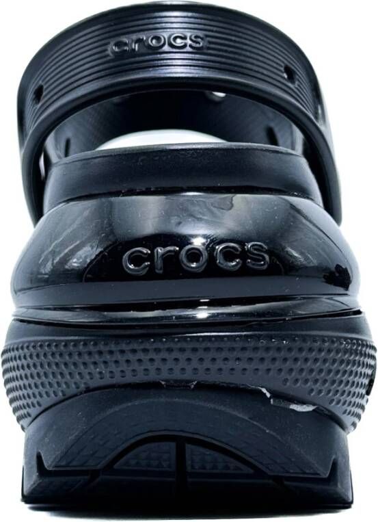 Crocs Zwarte Sandalen Mega Crush Collectie Black Dames