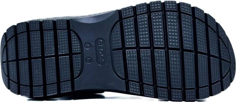 Crocs Zwarte Sandalen Mega Crush Collectie Black Dames